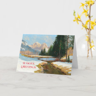 Carte Salzburger Alpes-View, hiver