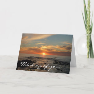Carte San Diego Sunset II California Seascape