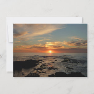 Carte San Diego Sunset II California Seascape