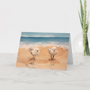 Carte Sandpipers by the Sea Shore Card