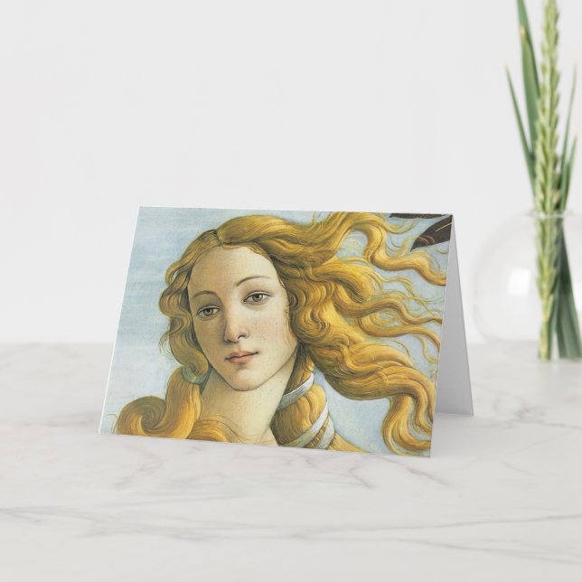 Carte Sandro Botticelli - Vénus (Détail) (Devant)