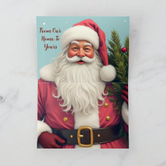 Carte Santa Claus Holiday Christmas