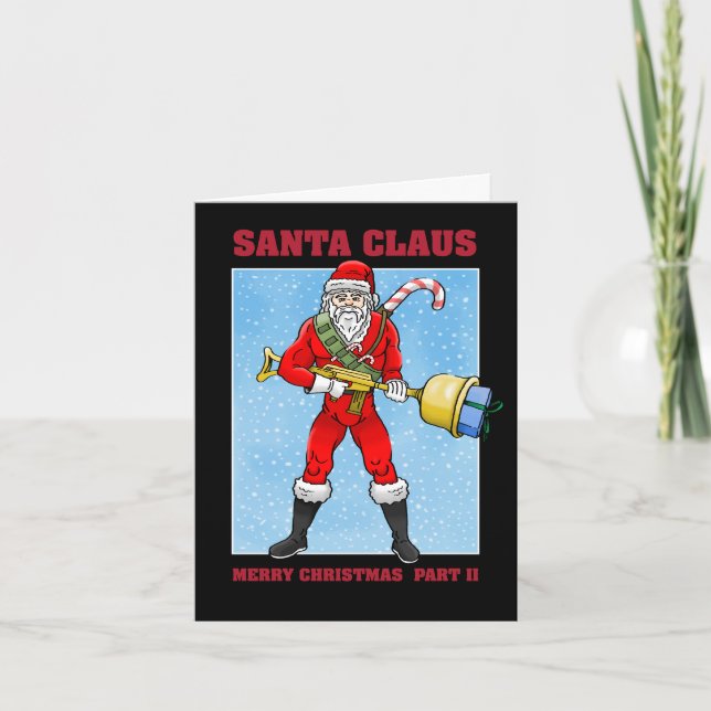 Carte Santa Claus Joyeux Noël Partie 2 (Devant)