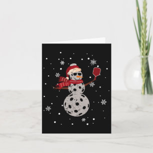 Carte Santa Hat Snowman Famille Xmas Correspondant Pickl