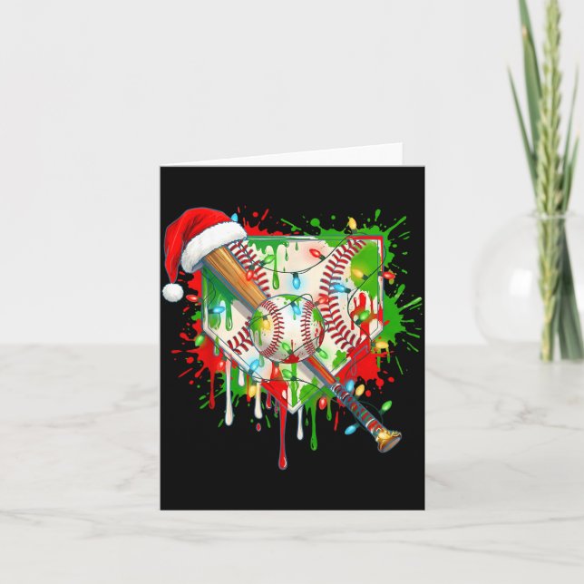 Carte Santa Srts Ice Baseball Christmas Xmas Pajama Kid  (Devant)