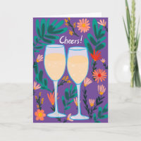 Santé! Fleurs de Champagne au vin mousseux Fêtes