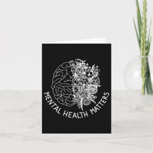 Carte Santé Mentale S Fleurs du cerveau humain Santé