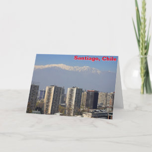 Carte Santiago, Chili