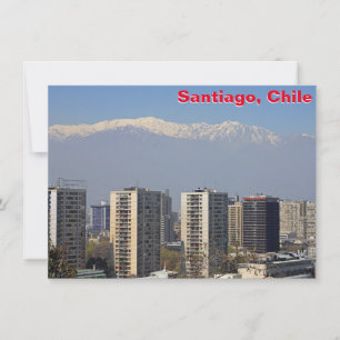 Carte Santiago, Chili