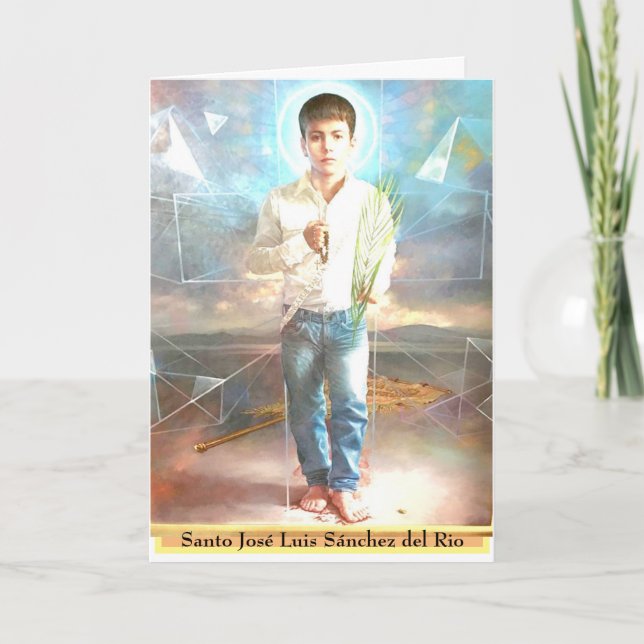 Carte Santo José Luis Sánchez del Rio (Devant)