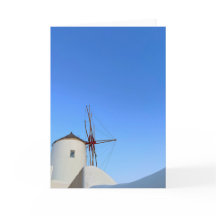 Santorin Windmills Oia Grèce Photographie