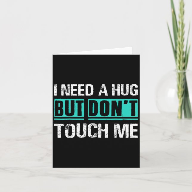 Carte Sarcastic Quotes And Introverts Men Women Tees. I  (Devant)