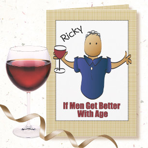 Carte Sarcastique Sassy Funny Vieille Âge Dit Homme Anni