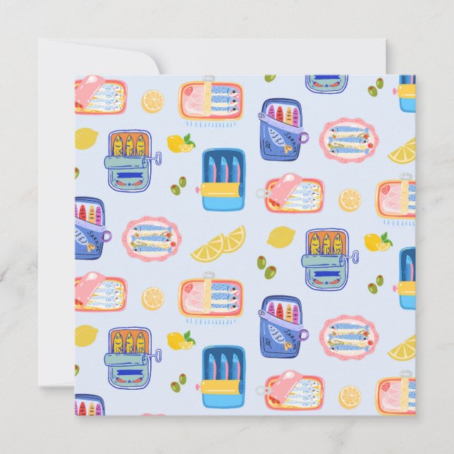 Carte Sardines et citrons (Devant)