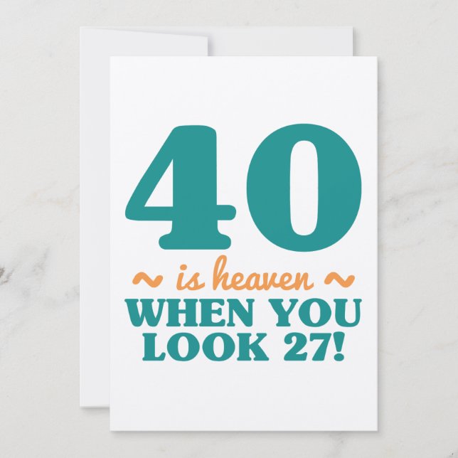 Carte Sassy 40e anniversaire (Devant)