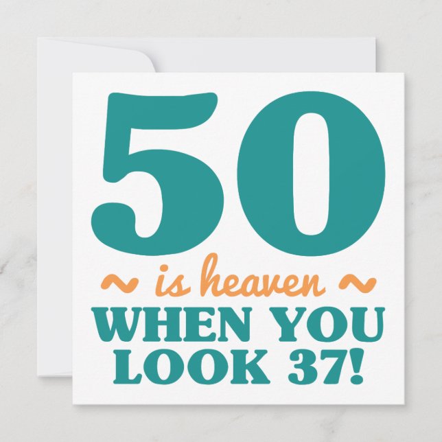 Carte Sassy 50e anniversaire (Devant)