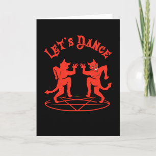 Carte Satan Dance Baphomet Le Satanisme occulte