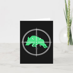 Carte Sauvage Boar Tir Cible Chasse De Cochon Pour Chass
