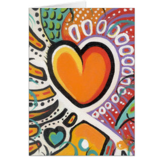 Carte sauvage de coeur