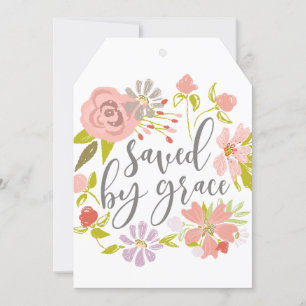 Carte Sauvé par la grâce - Éphésiens 2:8