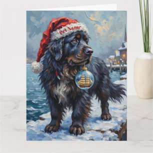 Carte Sauvetage de Noël douillet de Terre-Neuve