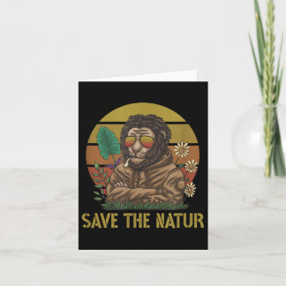 Carte Sauvez La Nature Sauvez Le Lion Nature De l'enviro