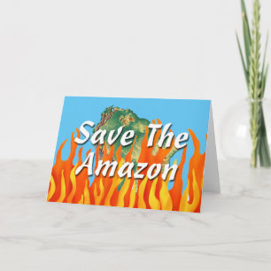 Carte Sauvez l'Amazonie