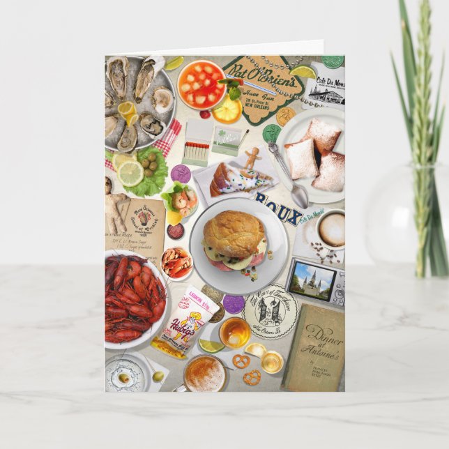 Carte Saveurs de la cuisine du Quartier français de La N (Devant)