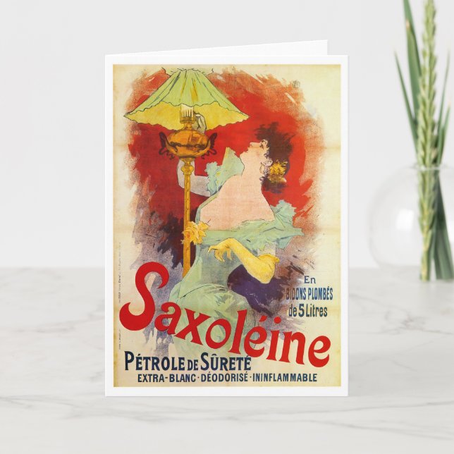 Carte Saxoleine, Jules Chéret (Devant)