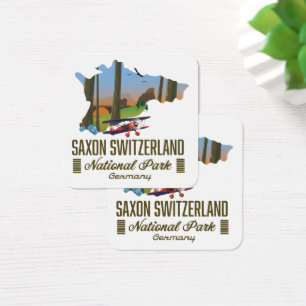 Carte Saxon Suisse Parc national Allemagne