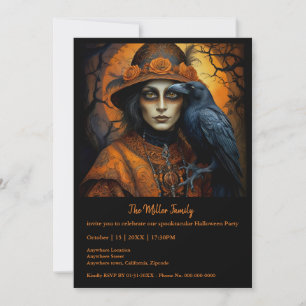 Carte Scandale effrayante Halloween Animaux déguisés