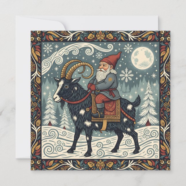 Carte Scandinavian Folklore Tomte  (Devant)