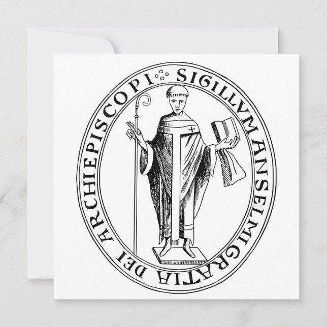 Carte Sceau de Saint Anselm de Canterbury (Devant)