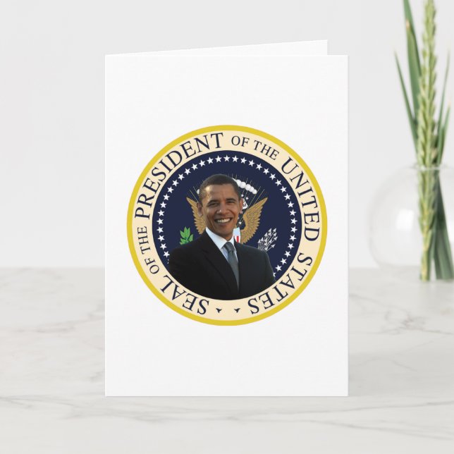 Carte Sceau présidentiel d'Obama (Devant)
