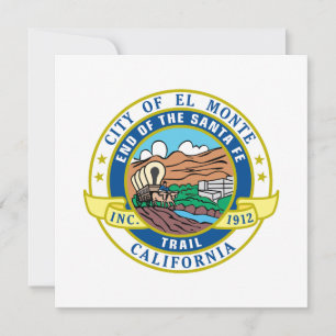 Carte Sceau urbain d'El Monte (Californie)