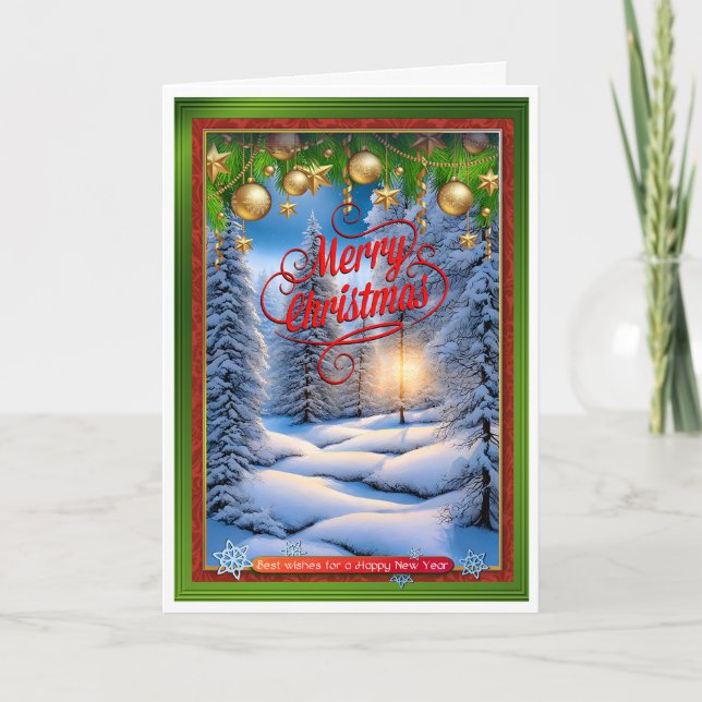 Carte Scène de Noël (Devant)