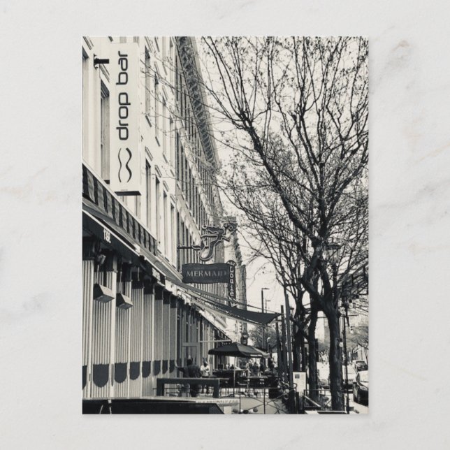 carte "Scène de rue du quartier des entrepôts de C (Devant)