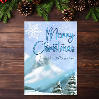 Carte Scène d'hiver Romans 12:10 Frère Amour Noël