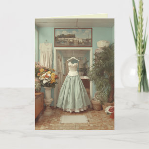Carte Scène d'intérieur de boutique de robe de mariée vi