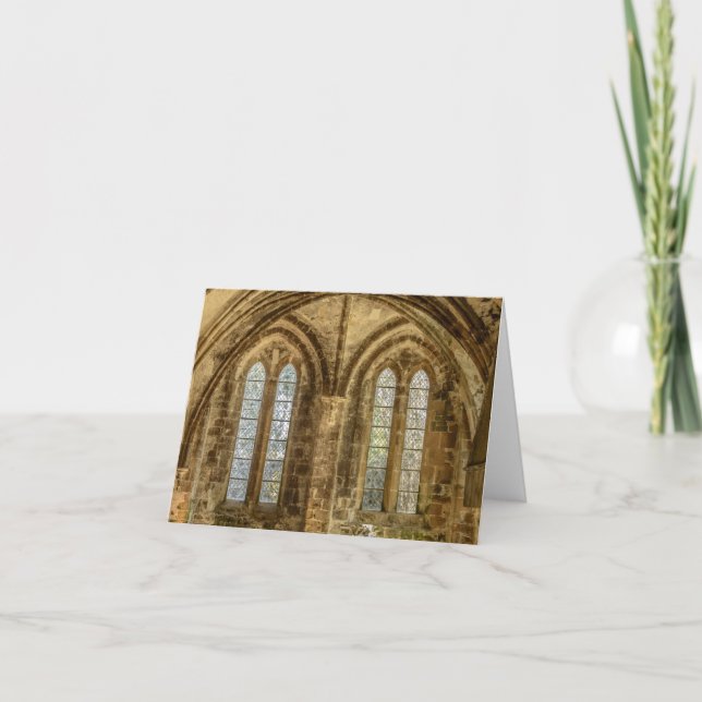 Carte Scènes d'une abbaye française (Devant)