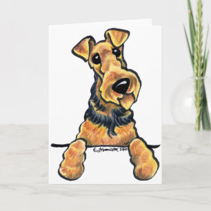 Carte Schéma Airedale Terrier