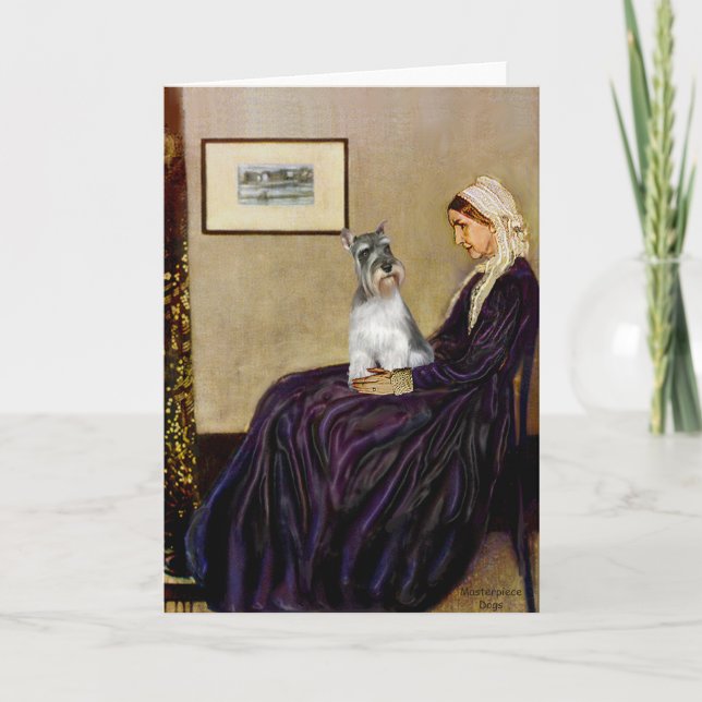 Carte Schnauzer 11N - Whistlers Mother (Devant)