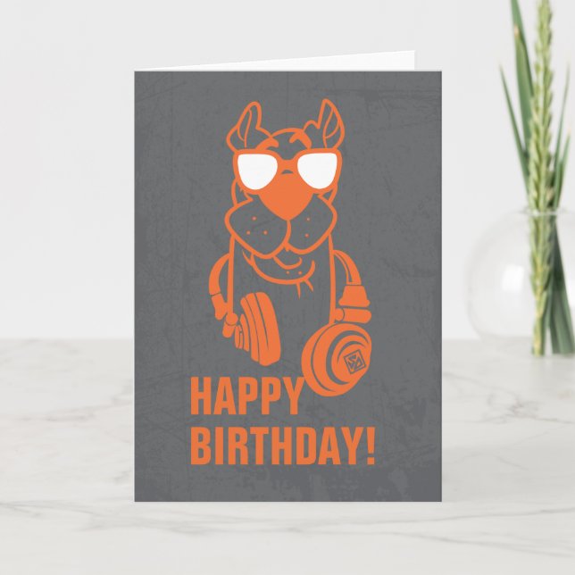 Carte Scooby-Doo "Cool fou" casque graphique (Devant)