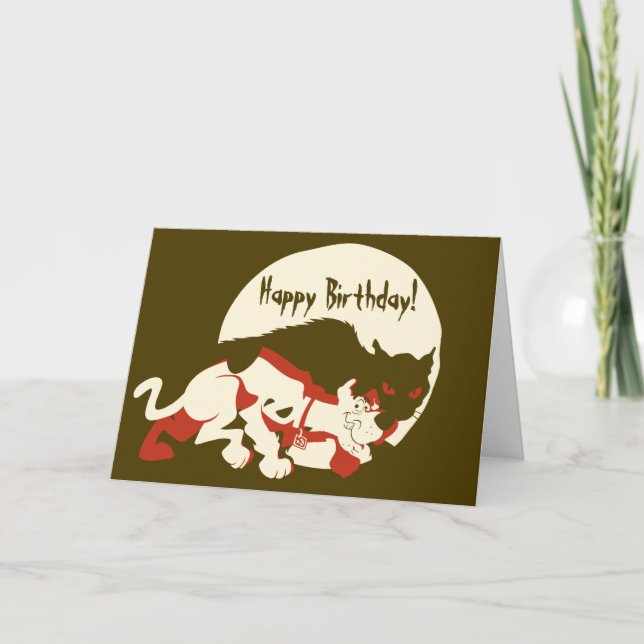 Carte Scooby-Doo "sur le vagabondage " (Devant)