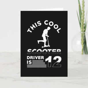Carte Scooter Birthday
