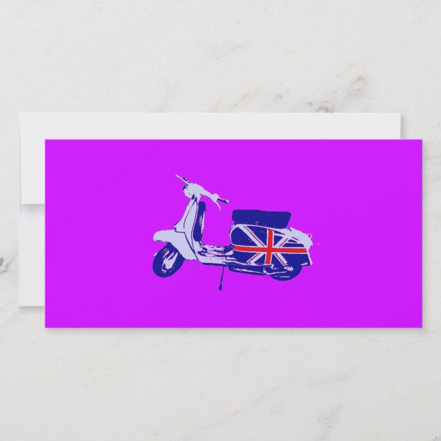 Carte scooter britannique (Devant)