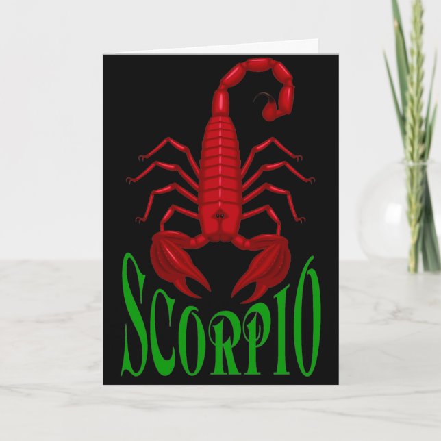 Carte Scorpio (Devant)