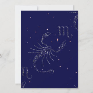 Carte scorpio étoiles