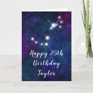 Carte Scorpio Zodiac Constellation Joyeux anniversaire