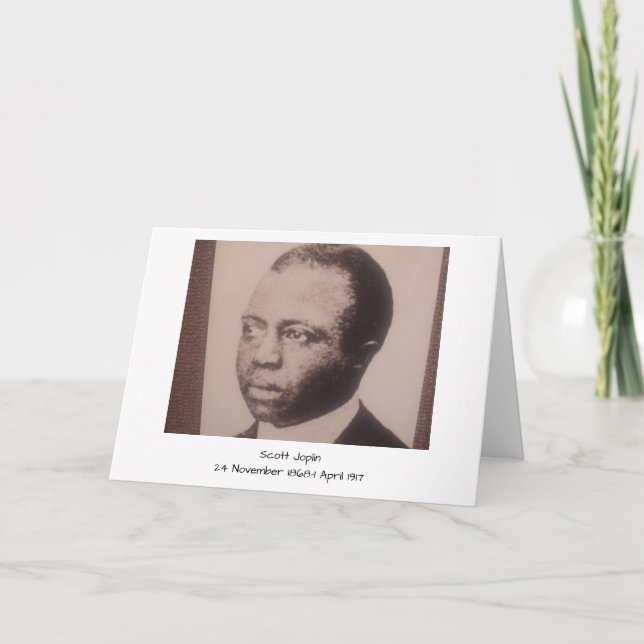 Carte Scott Joplin (Devant)
